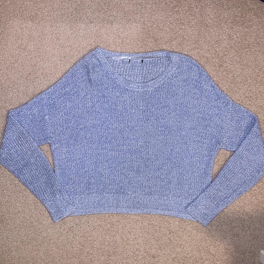 Cropped Knit Sweater